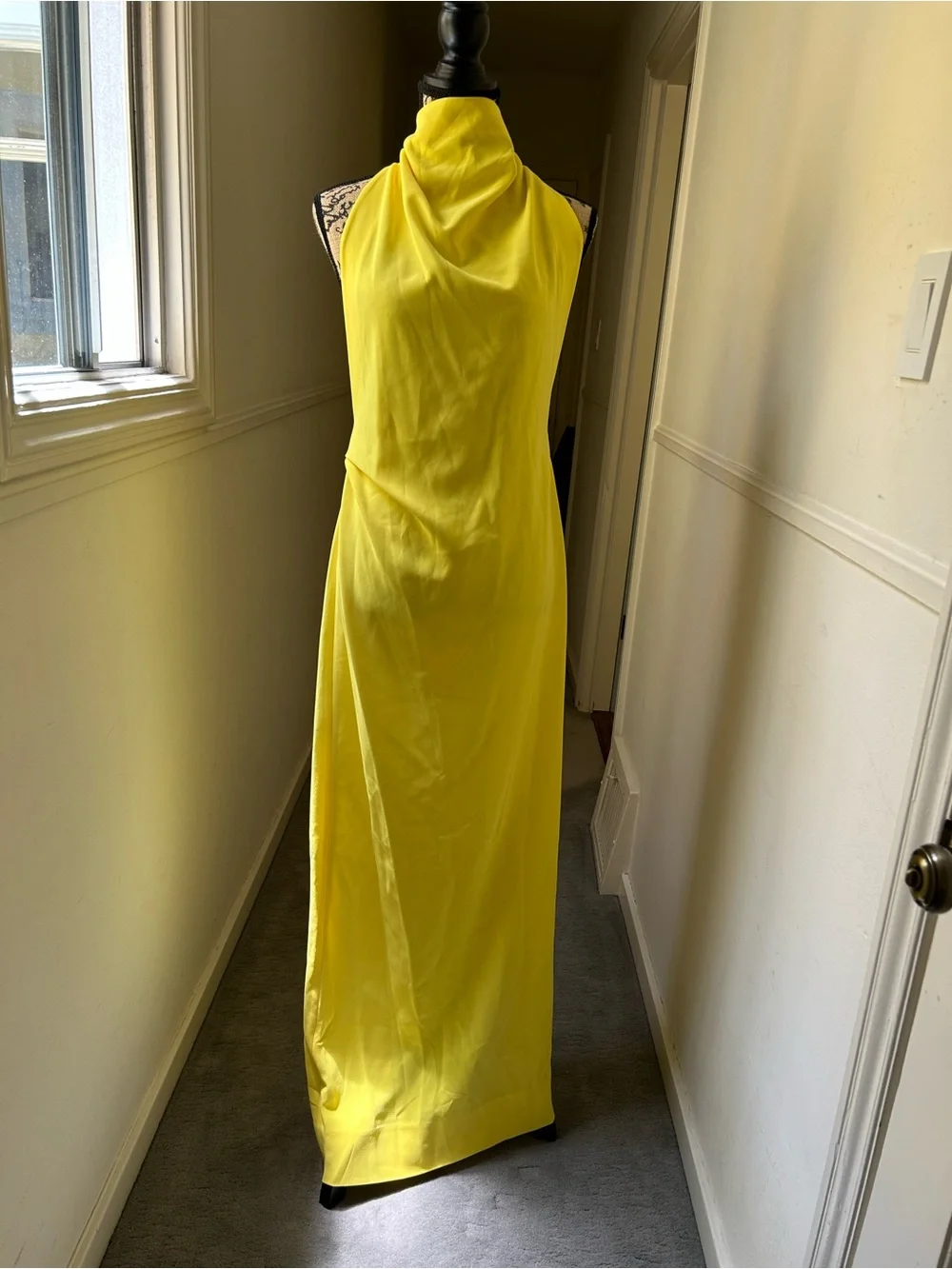 Proenza Schouler Faye Twist Back Matte Crepe Gown/Dress NWT - 8 - Picture 4 of 10